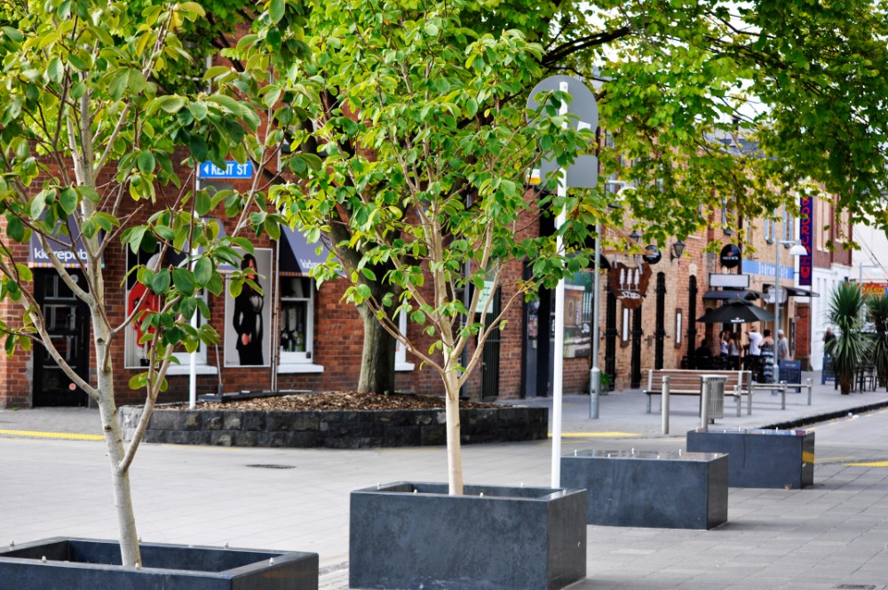 Basalt Seats and Planters