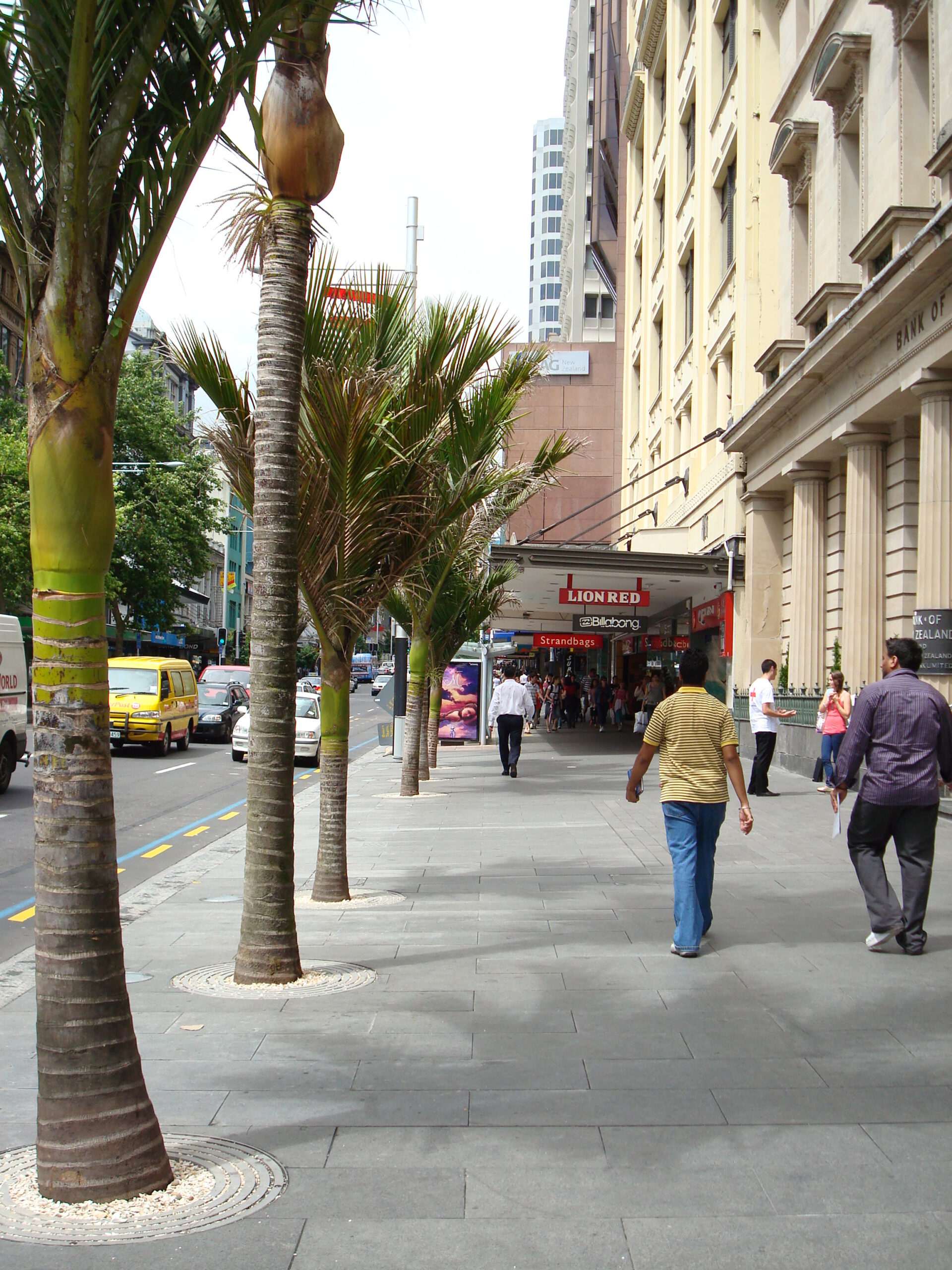 Queen Street Basalt Paving - Auckland