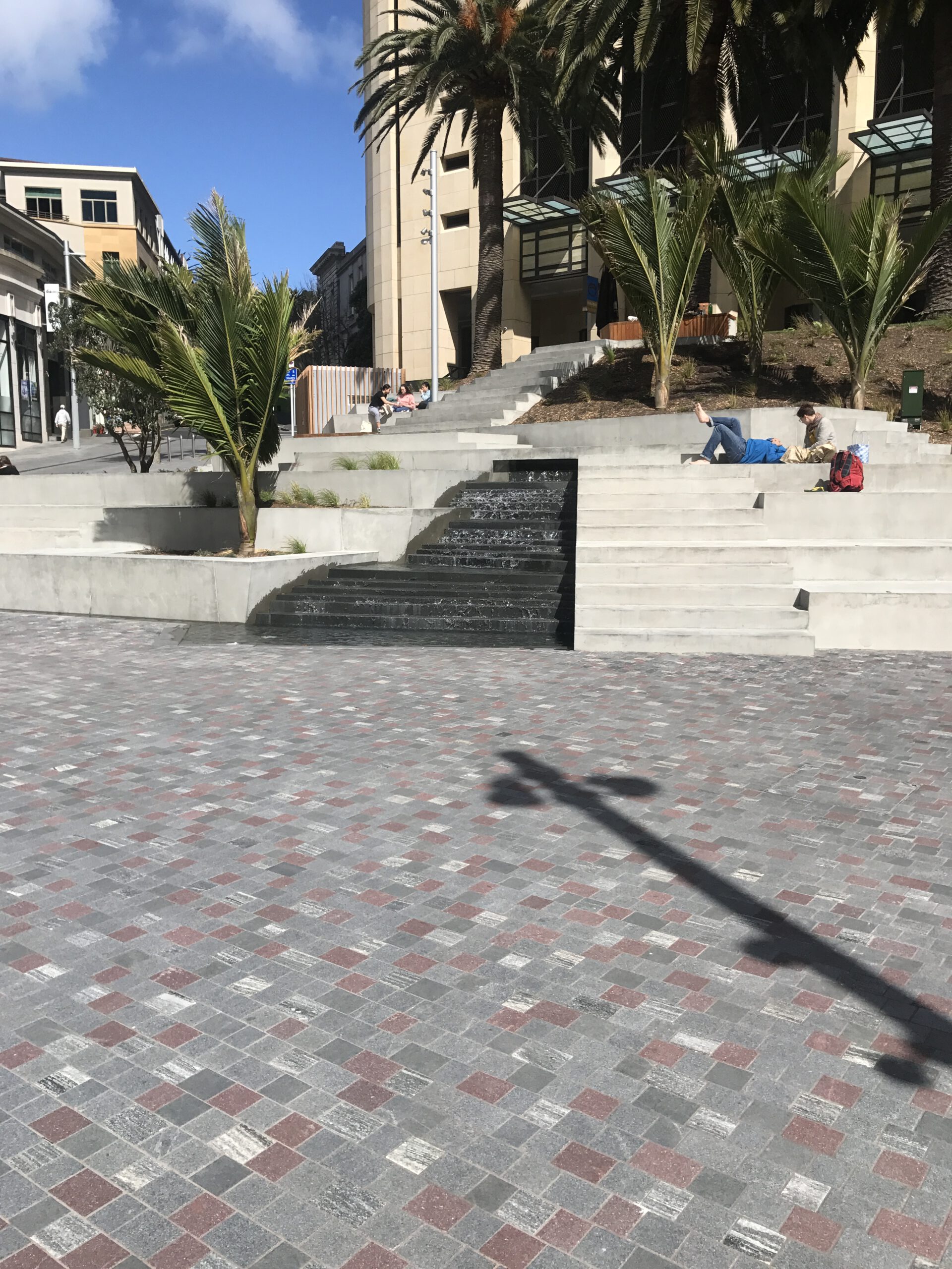 Freyberg Square - Basalt Paving