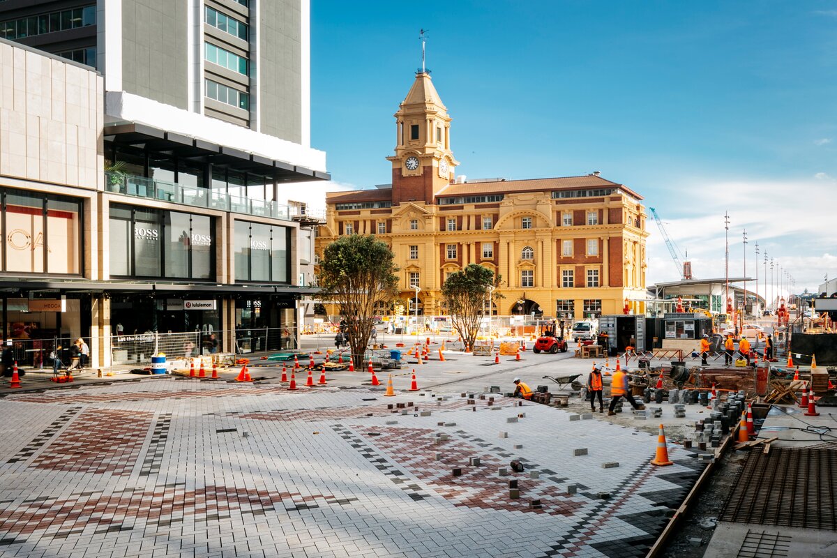 Granite pavers- Te Komititanga Square