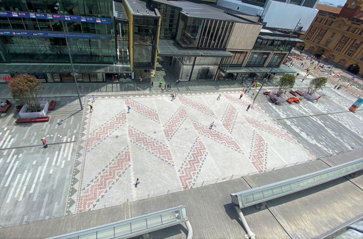 Britomart Paving